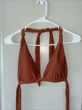 Somerfield Swim Rust Orange Bikini Top